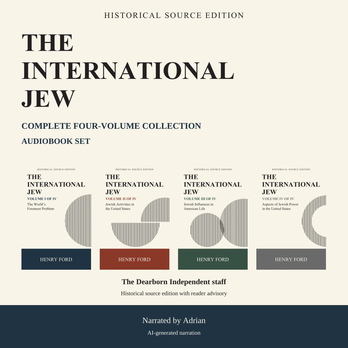 The International Jew — Complete Four-Volume Audiobook Collection product image 1
