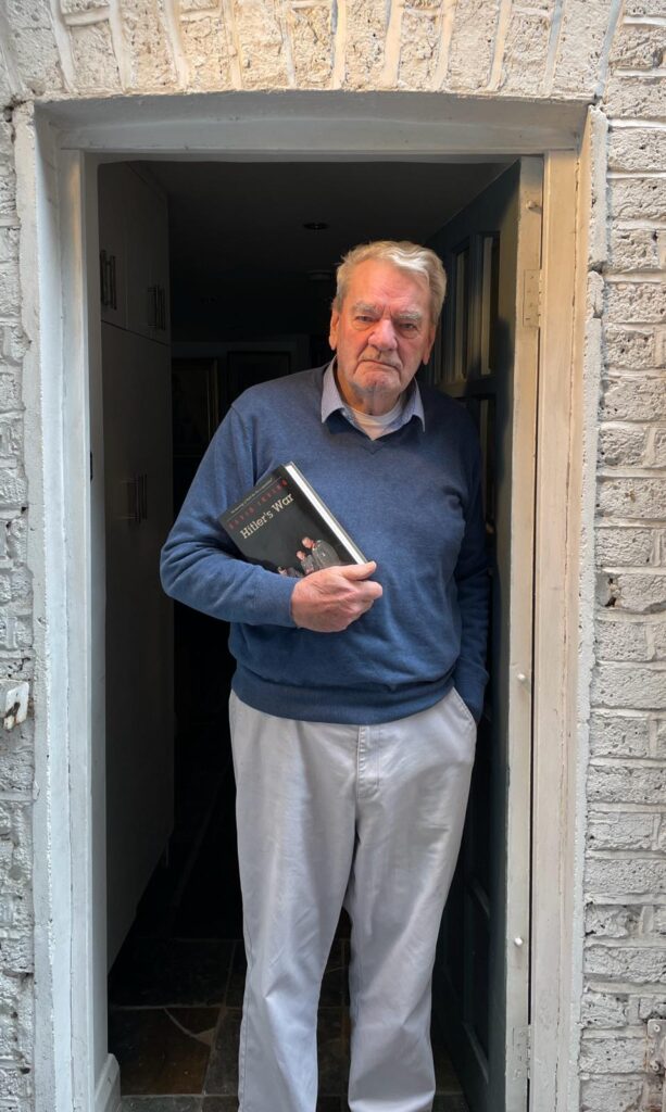 David Irving, photographed by one of his daughters in April 2023