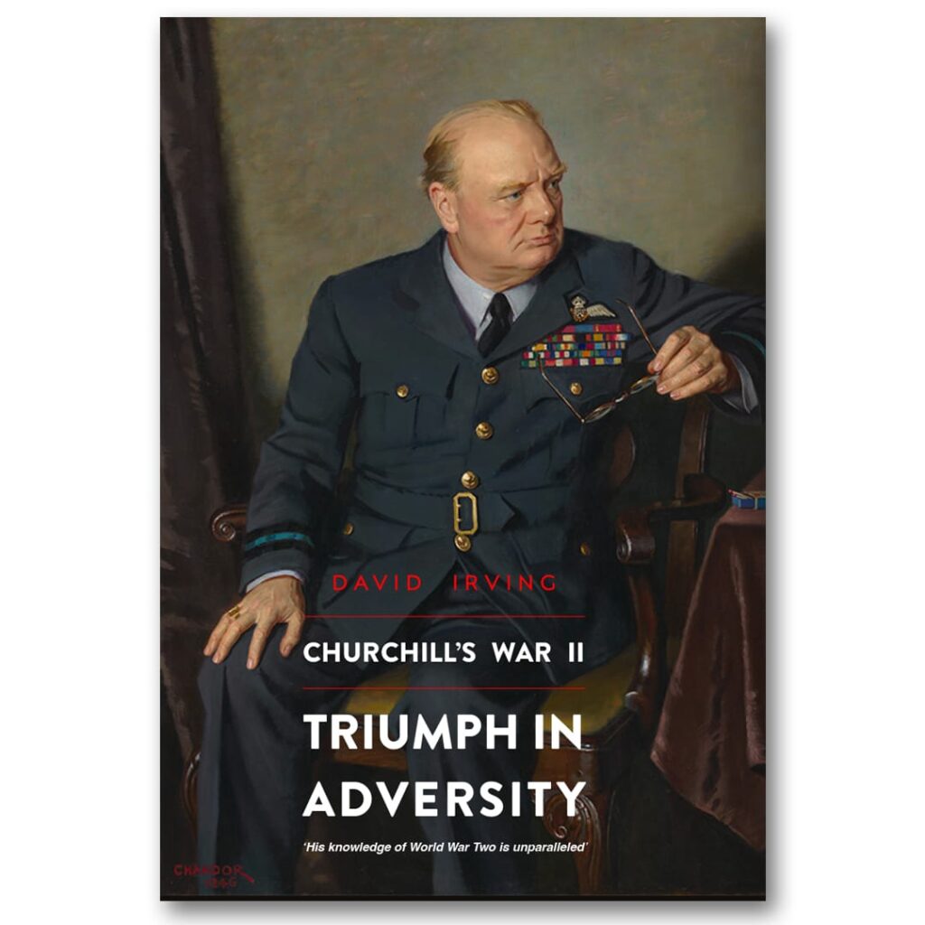 Churchill's war, vol ii: triumph in adversity by david irving - book cover