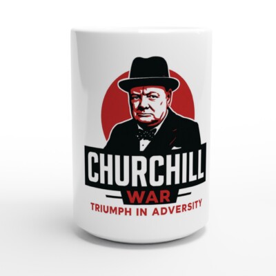 Churchill War White 15oz Ceramic Mug