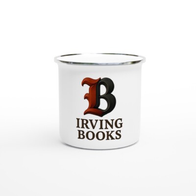 Irving Books Enamel Mug