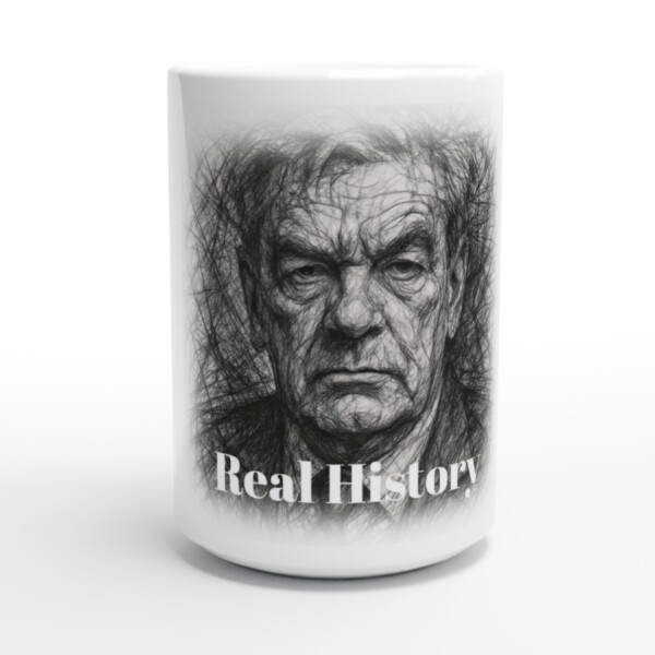 David irving - real history - white 15oz ceramic mug